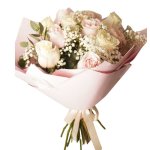 Ramo de 12 rosas importadas rosadas