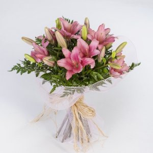 Bouquet de Lilium rosados o diferente colores